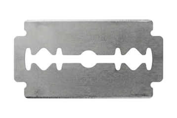 Stainless steel razor blade. Zero waste shaving safety razor replacement