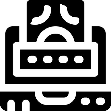 pin account glyph icon. Strong and solid vector icon for websites, mobile interfaces, presentations, and visual branding. High quality and easy to edit.