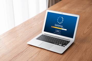 Software update on computer for modish version of device software upgrade
