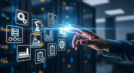 Automation Concept &ndash; Smart Technology and Digital Process Control