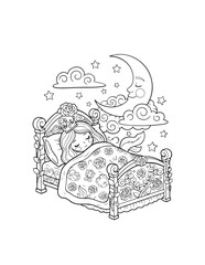 Cute Princess Illustration