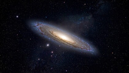 Spiral galaxy in deep space (1)