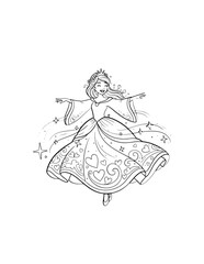 Cute Princess Illustration