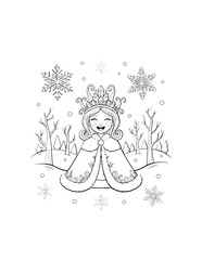 Cute Princess Illustration