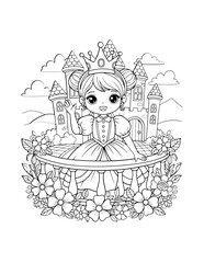 Cute Princess Illustration