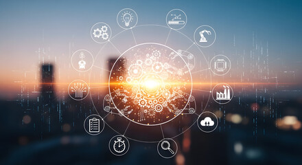 Automation Concept &ndash; Smart Technology and Digital Process Control