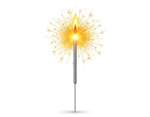 Sparkler firework illustration