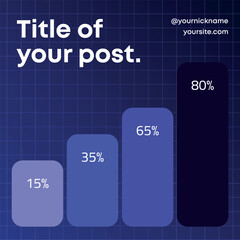 Poster & Social Media Set &ndash; Minimal Modern Design for Finance, Education, Business, Marketing & IT