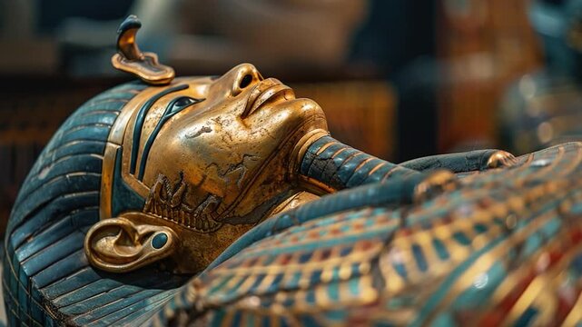 Video A detailed view of a human statue, perfect for editorial or commercial use