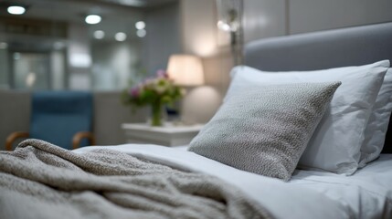 A cozy sanctuary whispers tranquility, perfect for Hygge gatherings or Repose Day solace, blending soft textures with serene lighting