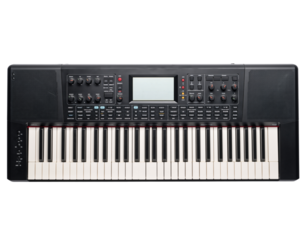 Modern Digital Keyboard with Numerous Buttons and a Display Screen Keywords: keyboard, digital keyboard, electronic keyboard