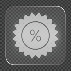 Simple Percent Sign Icon