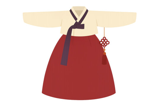 Korean traditional dress hanbok design featuring jeogori, chima, and norigae, showcasing culture and fashion