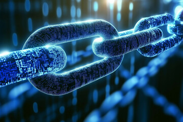 Colorful molecular structure showing futuristic biology, genetic mutations, and medical science, generative ai
