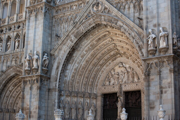Obraz premium Toledo was the capital of Spain with Christian, Arab and Jewish culture.