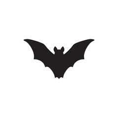 bat on white background