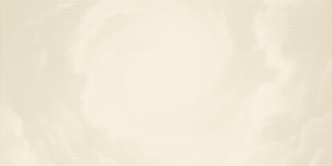 Obraz premium Vintage beige halftone paper texture. Retro craft ecru wallpaper with speckles, flecks, particles. Light cream grunge grain overlay background. Dirty dotted specked canvas material backdrop. Vector