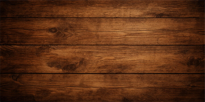 Old wood texture background featuring a natural brown hardwood grain pattern on a dark timber plank surface for a rustic material wall or floor backdrop