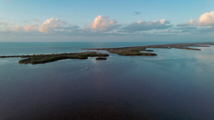 Fototapeta premium Paisajes de San Felipe, Yucatan