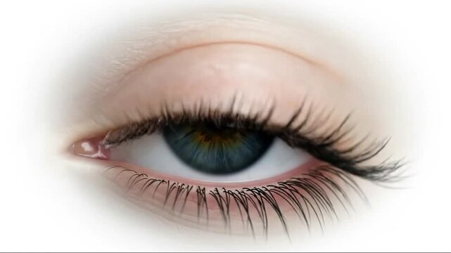 Close-up sequence showcasing the intricate details of human eye and eyelash variations