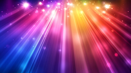 Event stage lighting effects with neon colors and professional visual composition high resolution picture