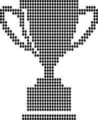 Simple Black Trophy Design