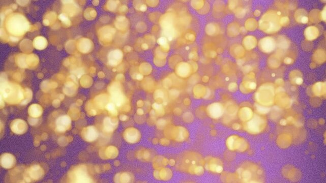 Golden Bokeh Light Background