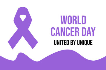 Cancer Day banner with 2026 theme "United by Unique"
