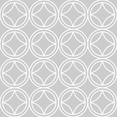 Vector seamless pattern with geometric shapes. Simple design for textile, backgrounds, wallpaper, wrapping paper, digital prints.