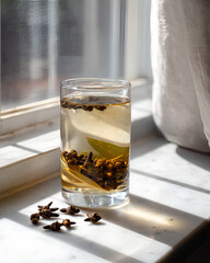 Cloves drink. daily drink supporting digestion 