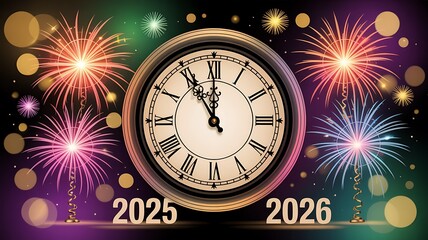 Celebrating new year's eve 2025 to 2026