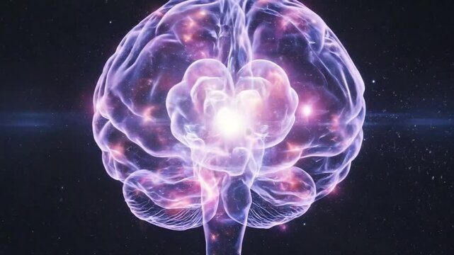 Vivid Visualizations of a Luminescent Brain in Space with Dynamic Neural Activity