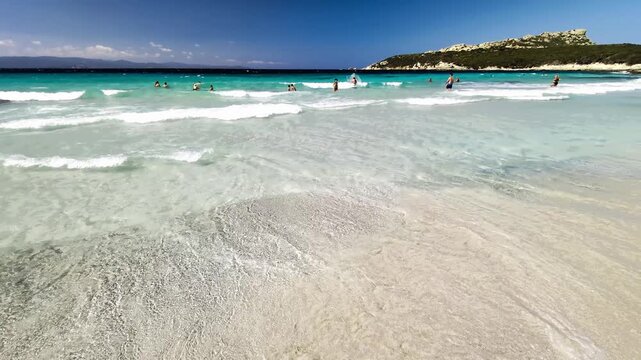 Rena di Ponente & Rena di Levante (Spiaggia dei Due Mari), Sardinia &ndash; Aerial View
