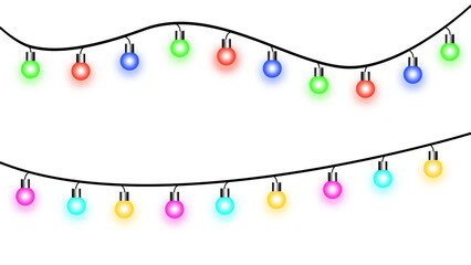 Colorful neon light bulb illustration isolated transparent background, editable vector artwork ai illustration file, glowing idea icon, creativity symbol, innovation concept, modern bright lamp design © Hameed-Ahmed