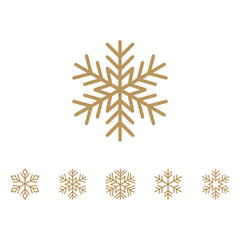 Snowflakes icon set. Snow sign. Snowflakes template. Snowflake winter. Snowflakes icons. Winter icon. Snowflake collection. Vector Illustration. Vector Graphic. EPS 10