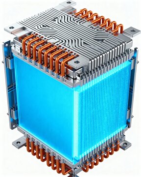 Future Clean Energy Power Source Fuel Cell Stack Diagram
