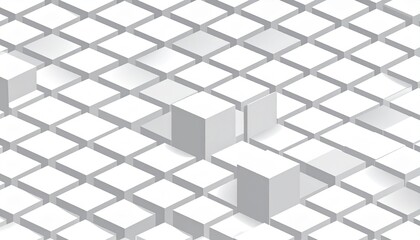 Pattern of blue cubes on a light blue background