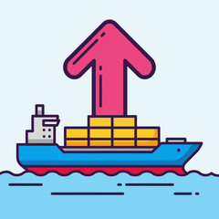 Obraz premium Export Icon