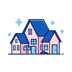 Fototapeta premium Real Estate Icon