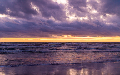 sunrise at Boca Chica beach