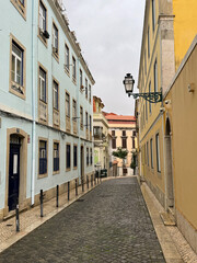 In der sanierten Altstadt von Lissabon, Portugal