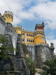 Der Pal&aacute;cio Nacional da Pena in Sintra, Portugal
