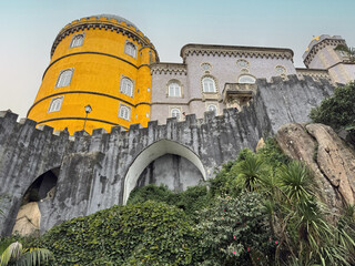 Der Pal&aacute;cio Nacional da Pena in Sintra, Portugal