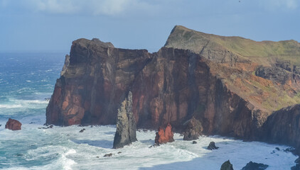 Madeira, Portugal, 12.12.2025: Rocky Coast of Ponta de S&atilde;o Louren&ccedil;o