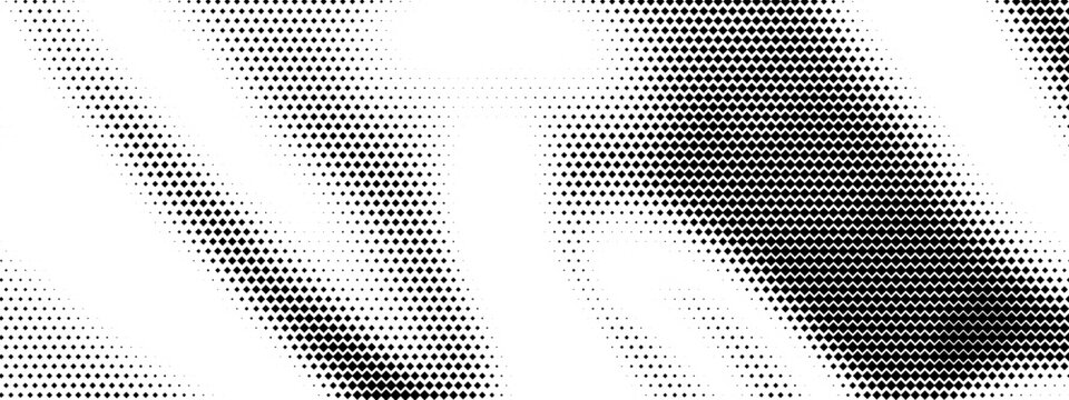 Halftone fade rhombus for square diamond texture and half background gradient. Shape transition dot for line print halftone and geometric corner design. Halftone subtle cool for square pattern.