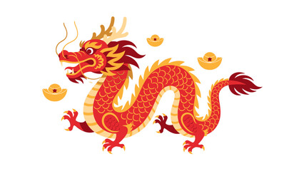 red chinese dragon