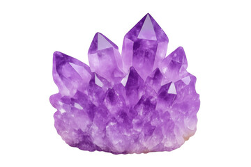 Amethyst crystal geode cluster mineral showcasing purple quartz points for energy healing and spiritual concepts