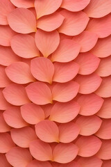 Obraz premium Realistic Peach Pink Flower Petals Pattern with Layered Stacked Texture