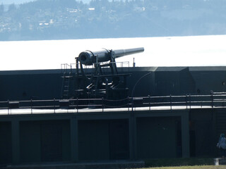 Old cannon at the park