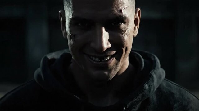 Criminal Stares Menacingly Into Camera